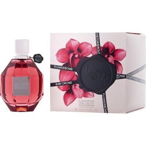 Flowerbomb Ruby Orchid by Viktor Rolf For Her Edp 3.3 /3.4 oz