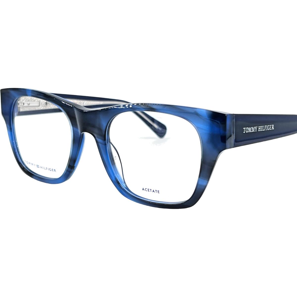 Tommy Hilfiger TH1865 Women`s Plastic Eyeglass Frame 038I Blue Horn 49-20 W/case