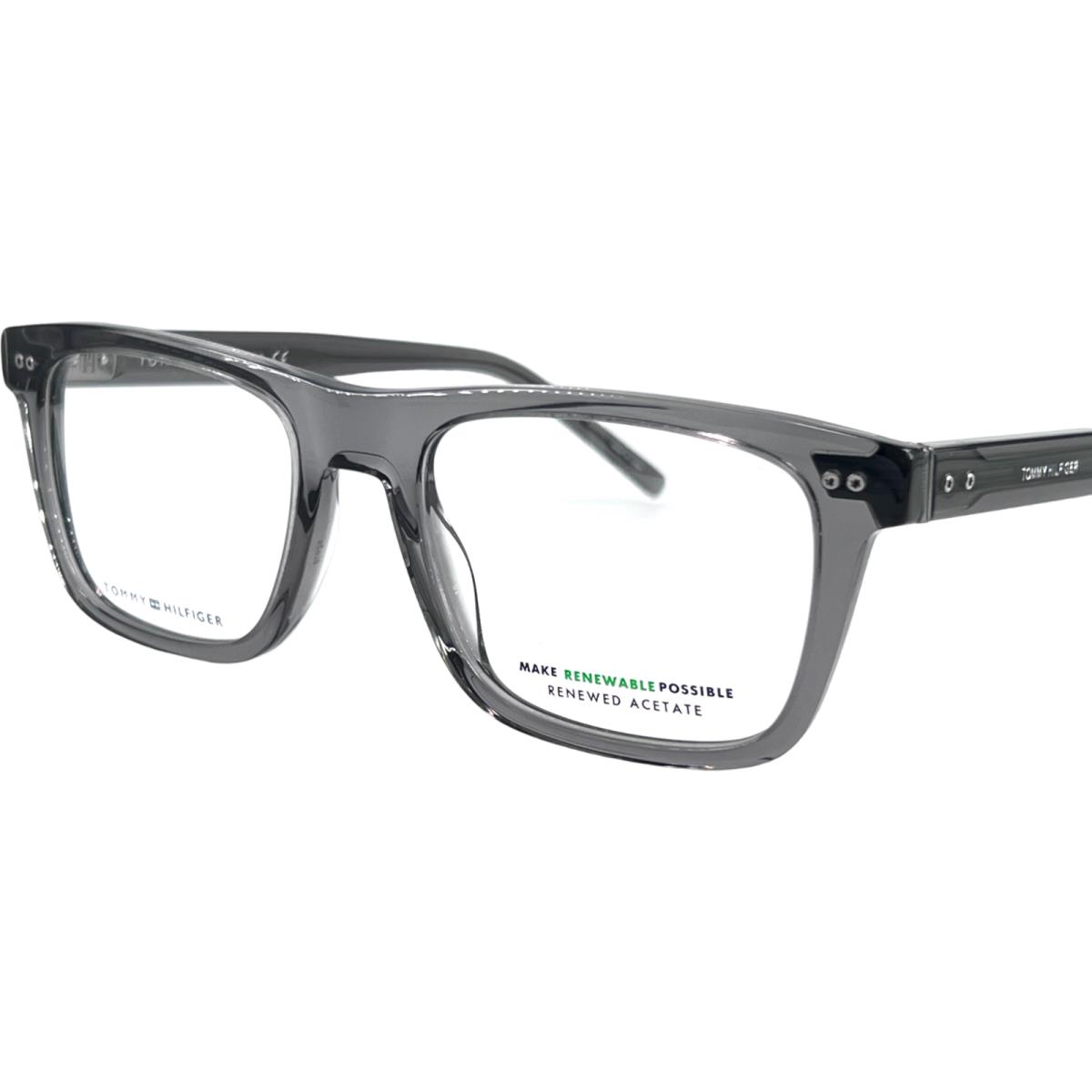 Tommy Hilfiger TH1892 Men`s Plastic Eyeglass Frame 0KB7 Grey 52-19 W/case