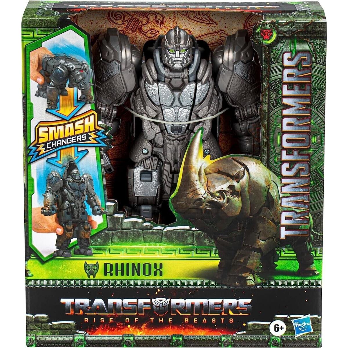 Hasbro Transformers: Rise of The Beasts Movie Smash Changer Rhinox 9 Figure