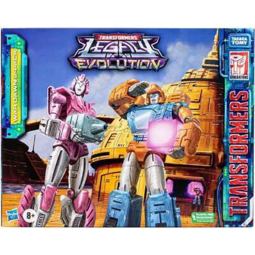 Transformers Legacy 6 Figure Deluxe 2-Pack Erial and Dion Sdcc 2023 IN Stock