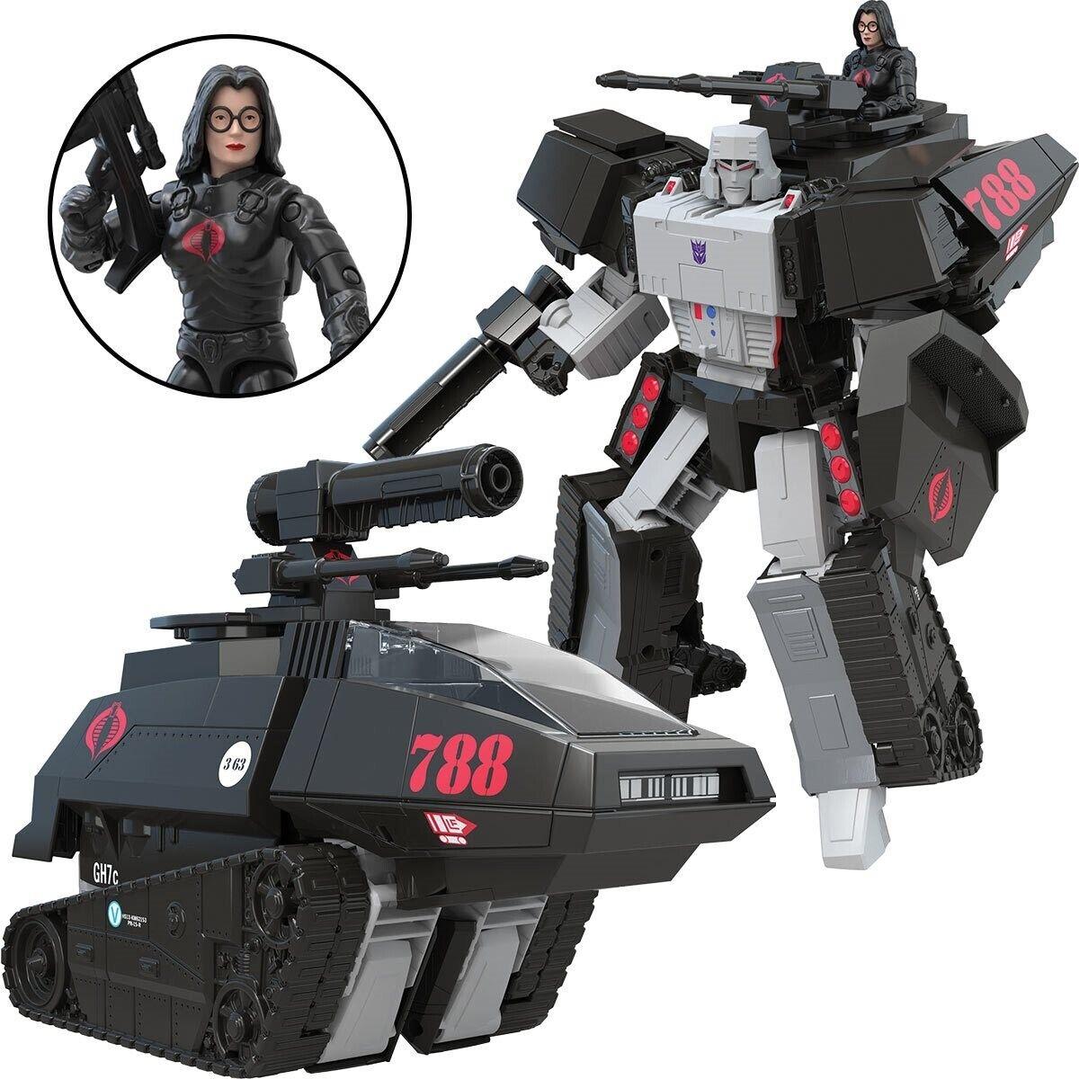 Transformers Collaborative G.i. Joe Mash-up Megatron H.i.s.s. Tank with Cobra Ba
