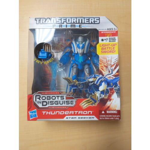 Transformers Prime Robots In Disguise Voyager Class Star Seeker Thundertron