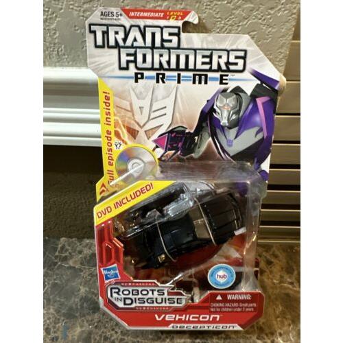 Transformers Prime Vehicon Dvd Deluxe Class Hasbro
