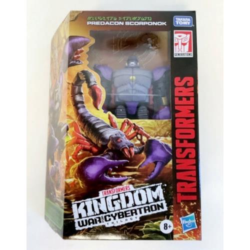 Transformers War For Cybertron WFC-K23 Predacon Scorponok Action Figure