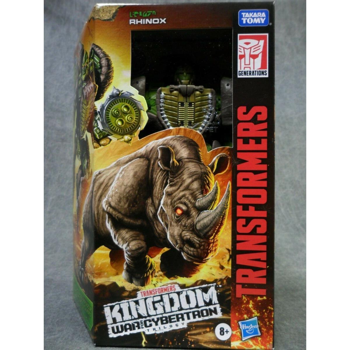 Transformers Rhinox Voyager Class Wfc Generations Kingdom Action Figure