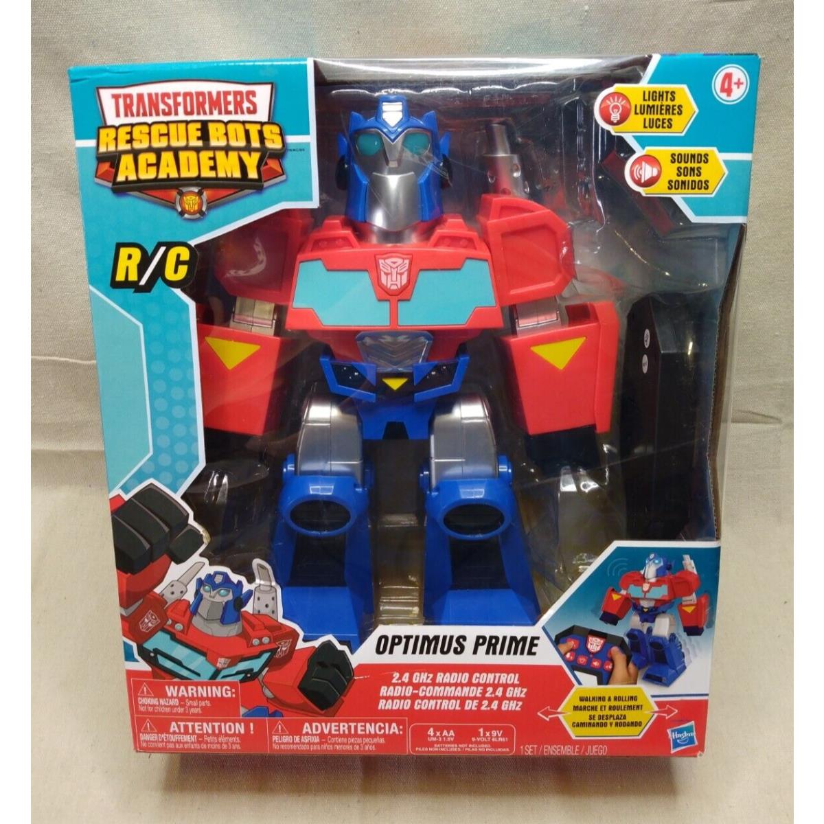 Transformers Rescue Bot Academy Remote Controlled Optimus Prime Read Descrip