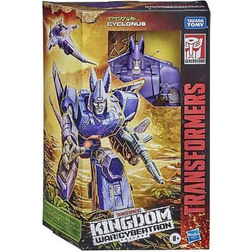 Transformers: War For Cybertron Kingdom Cyclonus Figure Voyager Class