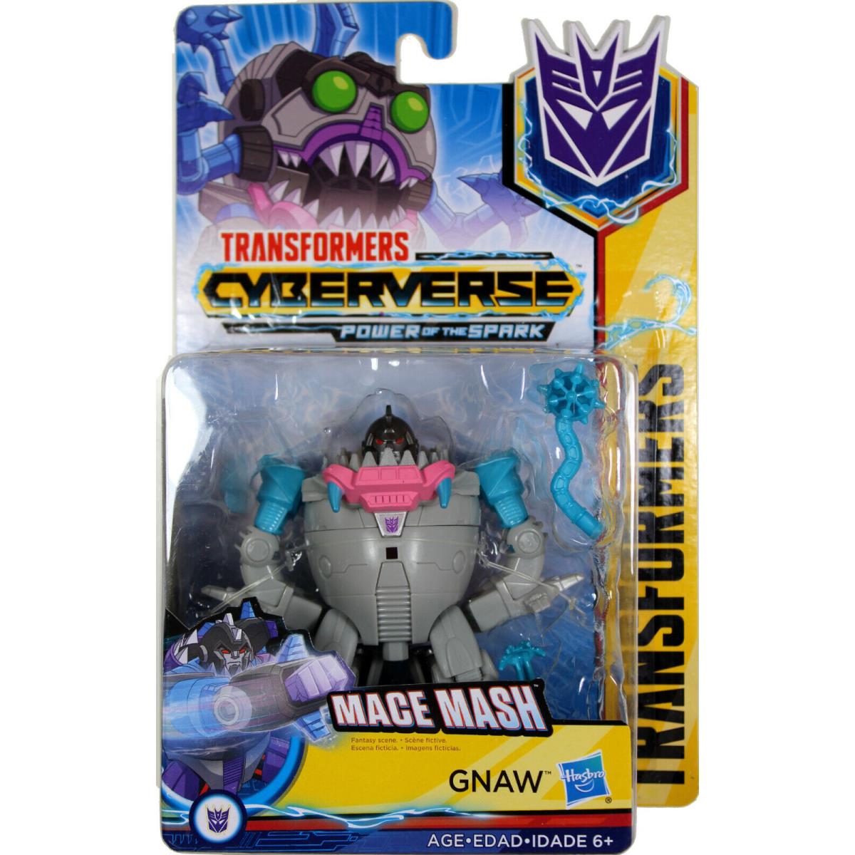 Transformers Cyberverse Gnaw Sharkticon Action Figure Warrior Class