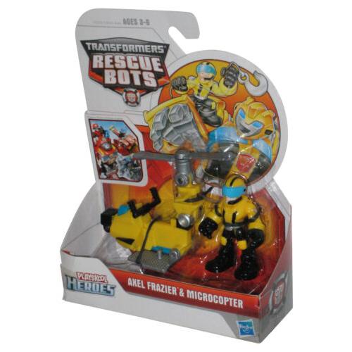 Transformers Rescue Bots 2010 Playskool Axel Frazier Microcopter Figure He
