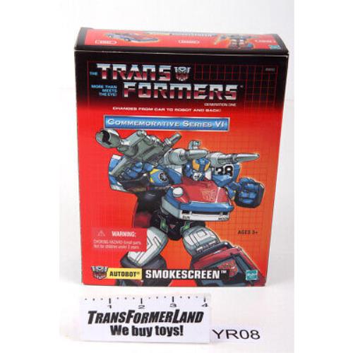 Smokescreen Tru Misb Mosc Commemorative Reissue Transformers