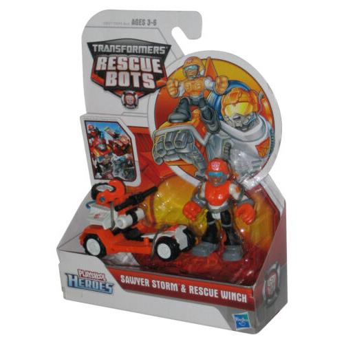 Transformers Rescue Bots 2010 Playskool Sawyer Storm Rescue Winch Figure B