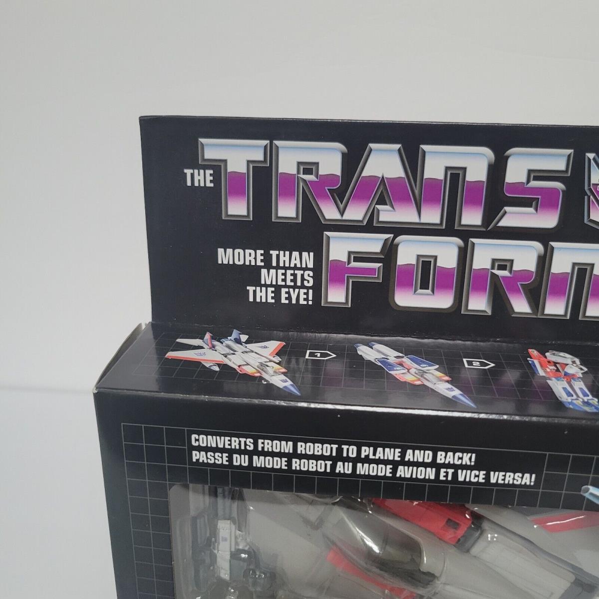 Transformers G1 Reissue Starscream Deceptiocon Air Commander Robot Jet