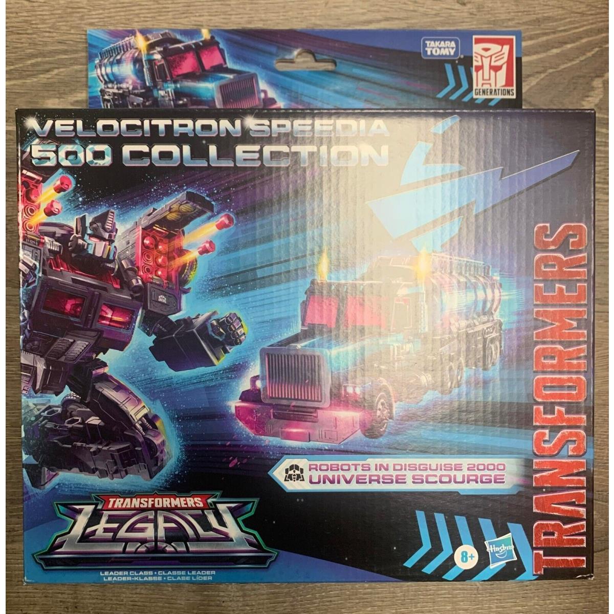 Transformers Legacy Velocitron Speedia Leader Scourge Black Convoy IN Stock Usa - Black