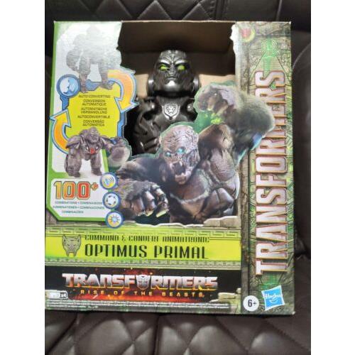 Transformers Rise of The Beasts: Command Convert Animatronic Optimus Primal