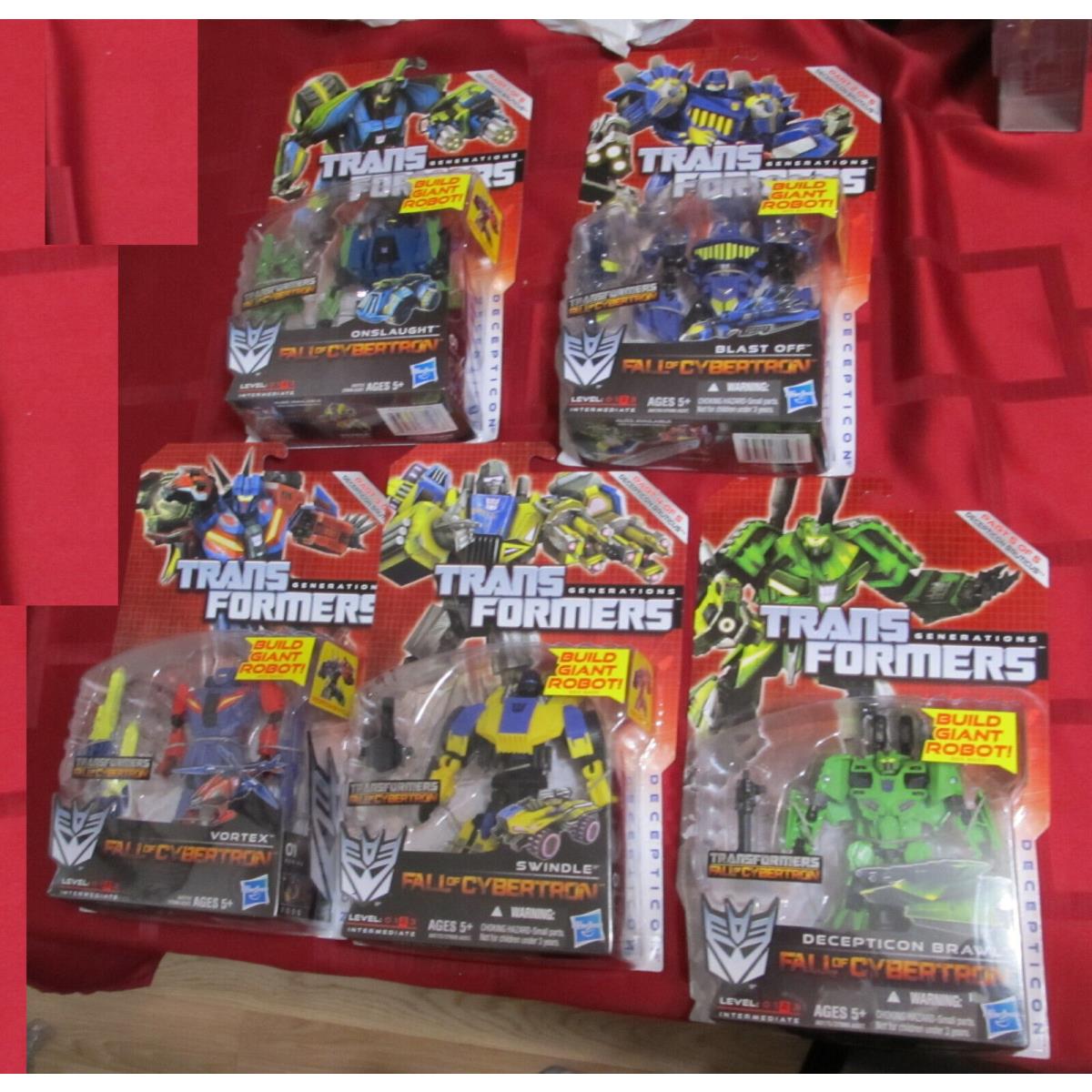 Transformers Foc 2012 Complete Combaticons Set of 5 Fall of Cybertron Bruticus