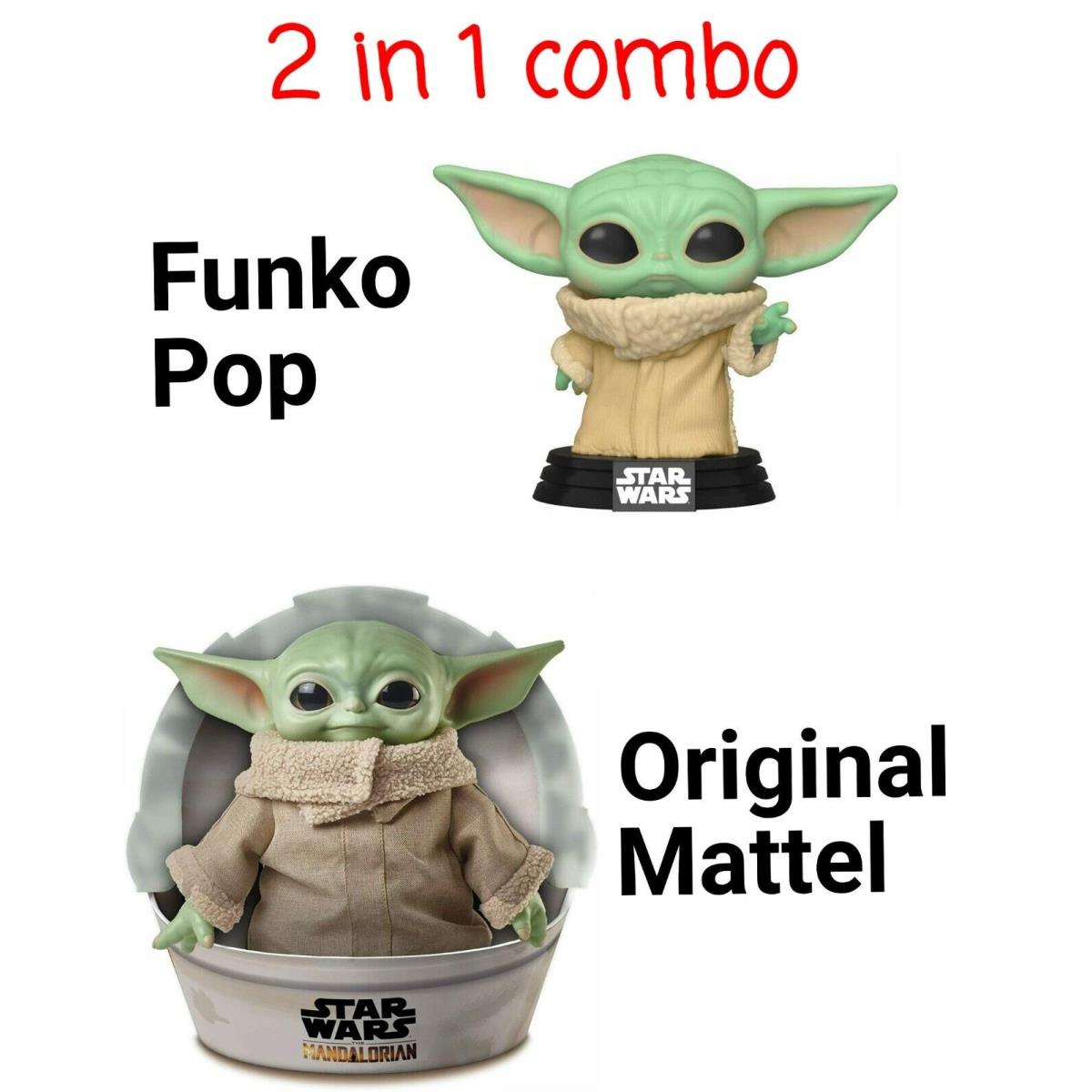 Star Wars The Mandalorian Baby Yoda The Child Funko Pop Mattel Set GWD85