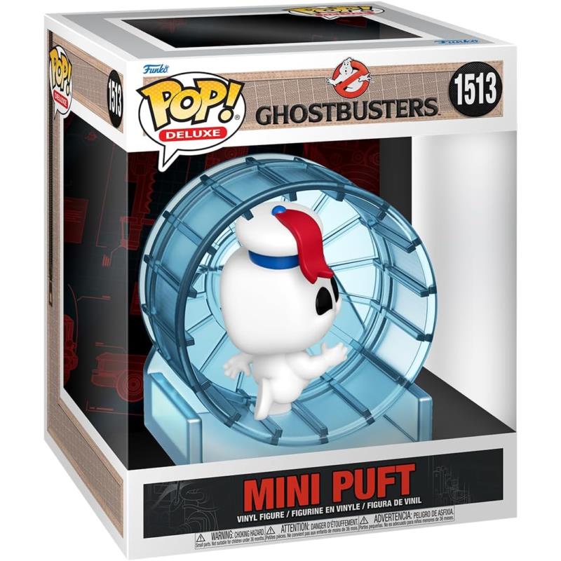Funko Pop Deluxe: Ghostbusters: Frozen Empire - Mini Puft in Wheel Toy Gift