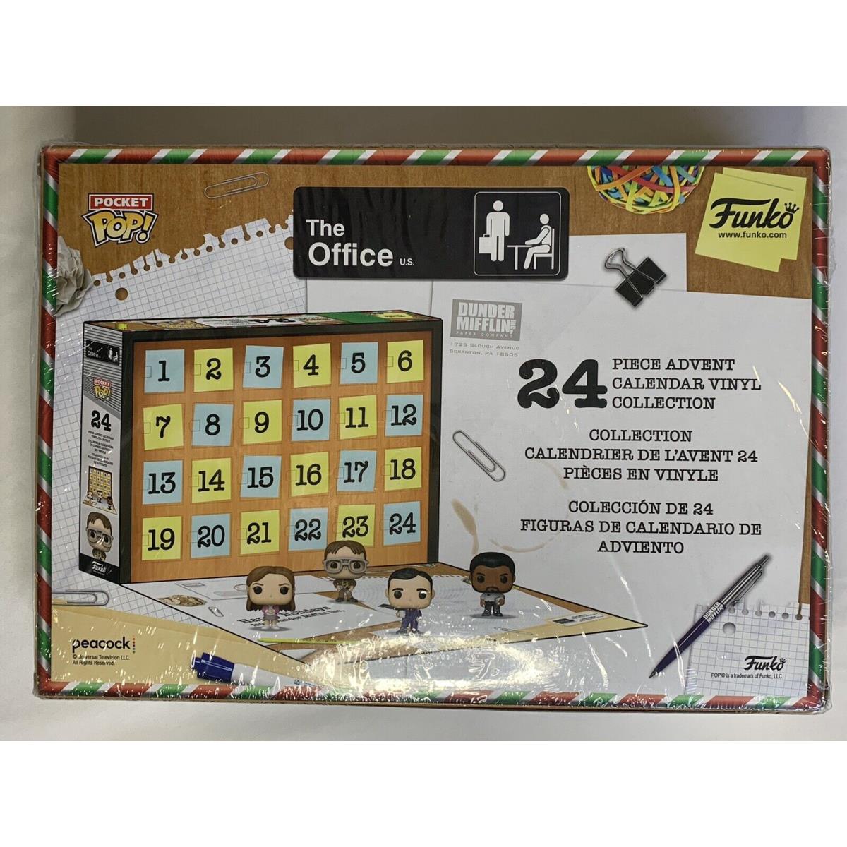 Funko Pop Advent Holiday Calendar- The Office 24 Vinyl Figures