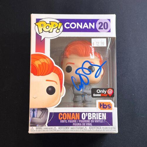 Conan O`brien Signed Funko Pop 20 Psa/dna Conan