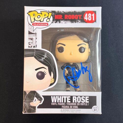 B.d Wong Signed White Rose Funko Pop 481 Psa/dna Mr. Robot
