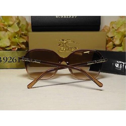 Burberry sunglasses  - Brown Pink / Gold Frame, Brown Lens 9