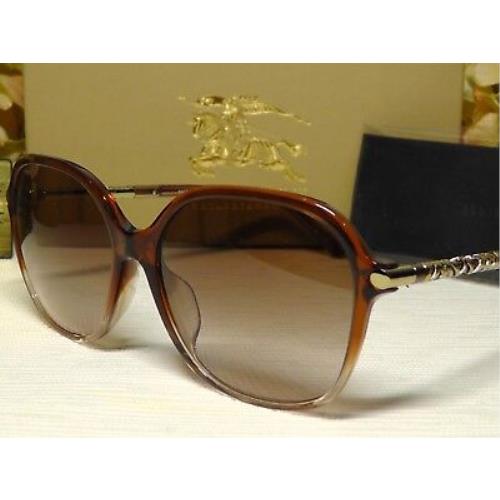 Burberry sunglasses  - Brown Pink / Gold Frame, Brown Lens 0