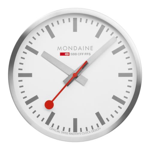 Mondaine A995.CLOCK.17SBV 40cm Silver Kitchen Clock