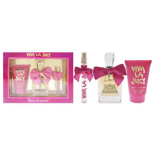 Viva La Juicy by Juicy Couture For Women - 3 Pc Gift Set