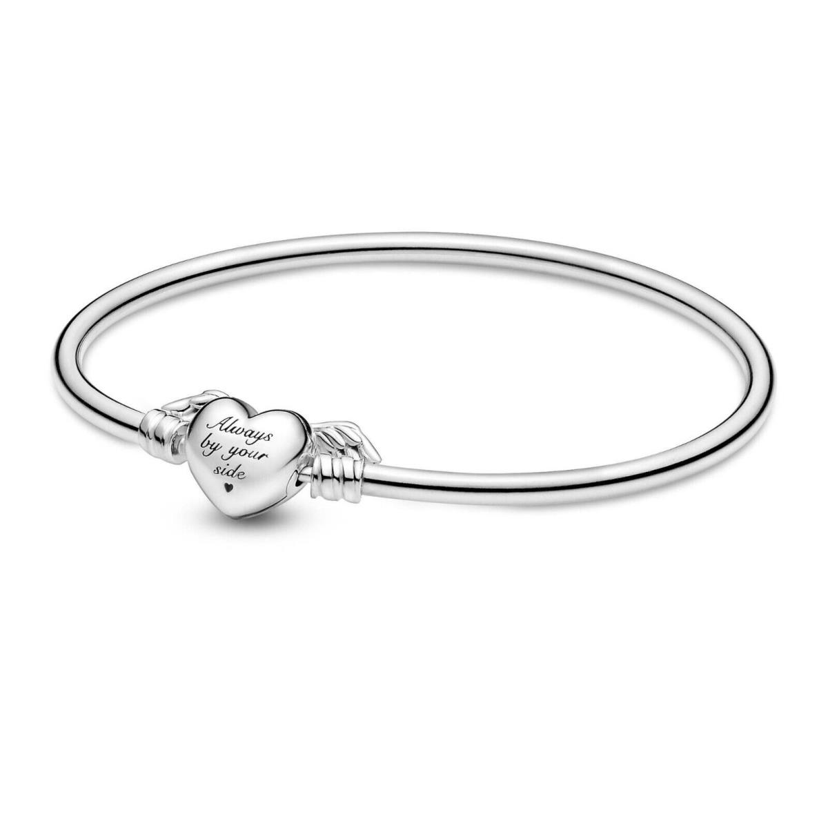 Pandora Moments Winged Heart Bangle Bracelet -599379C00