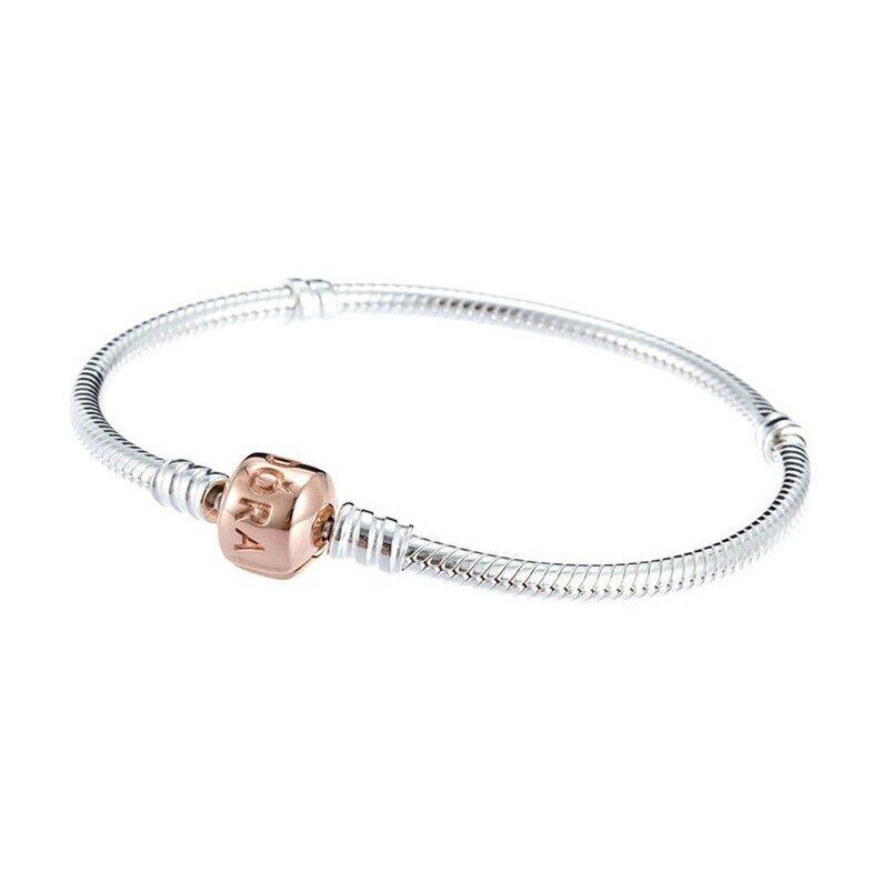 Pandora Moments Snake Chain Bracelet - 580702 with Gift Box