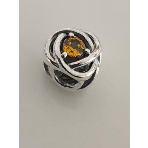 Pandora November Honey Eternity Circle Charm 790065C04