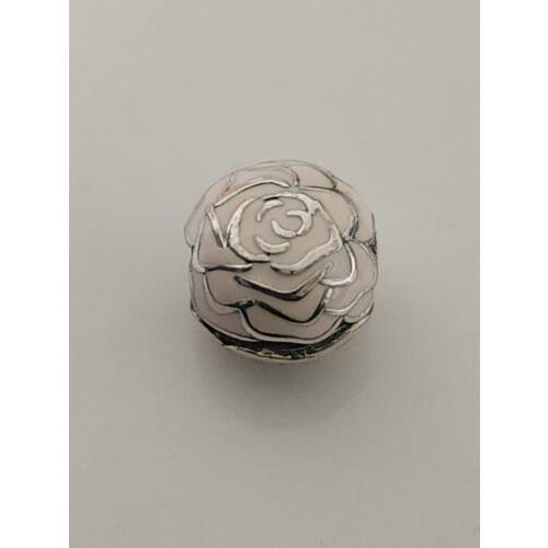 Pandora Pandor Rose Garden Clip Charm with Pink Enamel 791292EN40