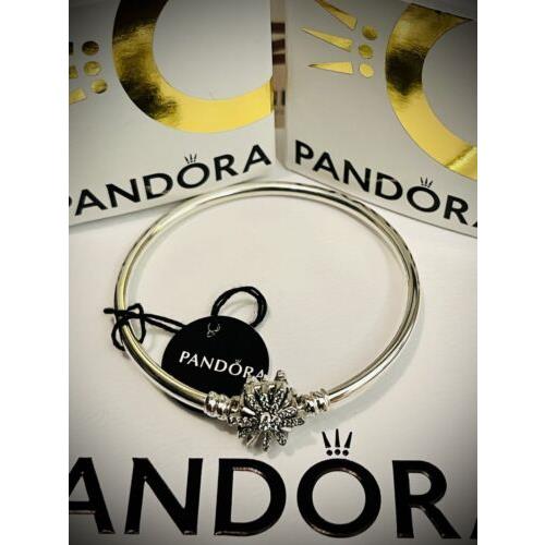 Pandora Fireworks Limited Edition Bangle Bracelet 597563CZ-17 6.7