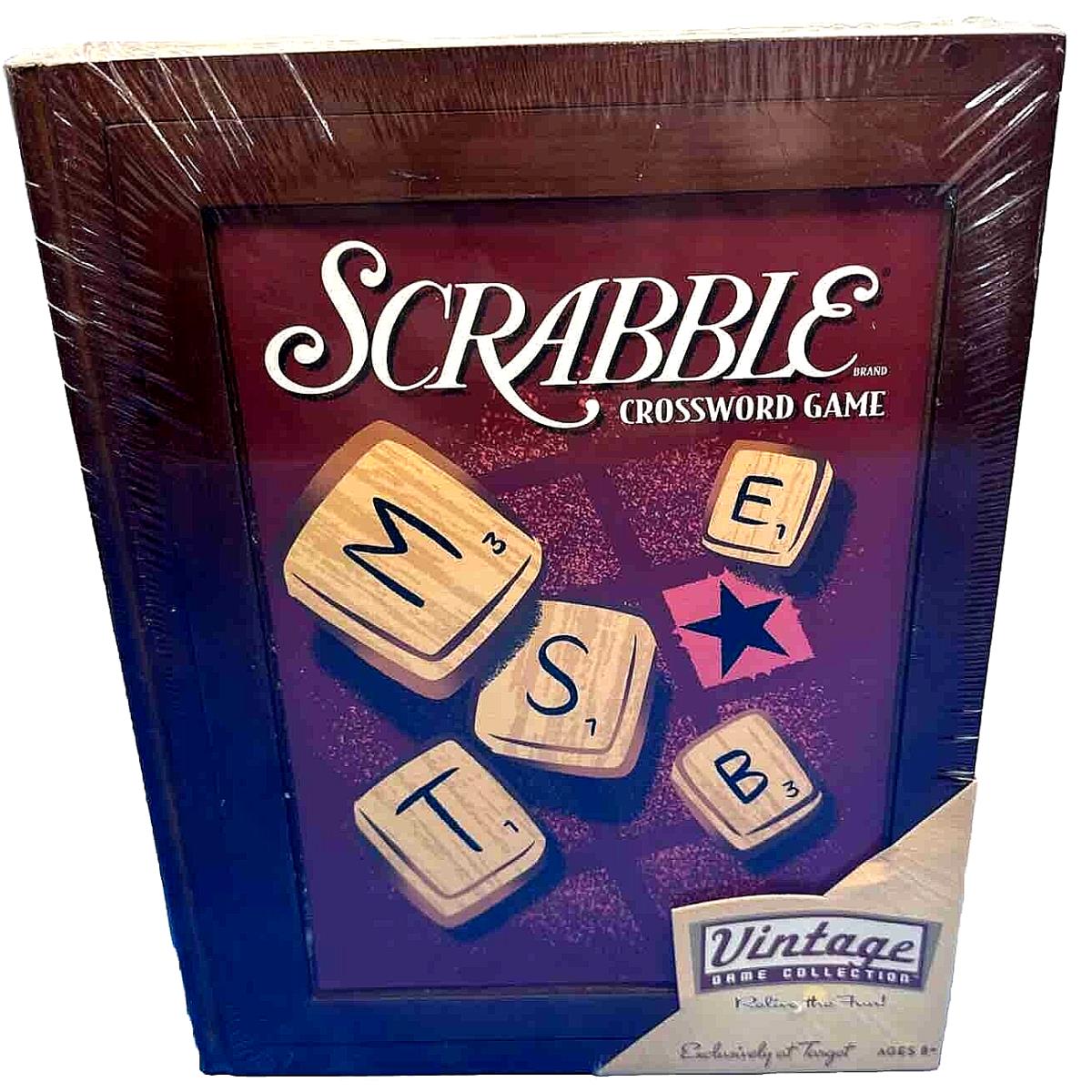 Vintage Collection Parker Bros Hasbro Scrabble Crossword Board Game Free S H