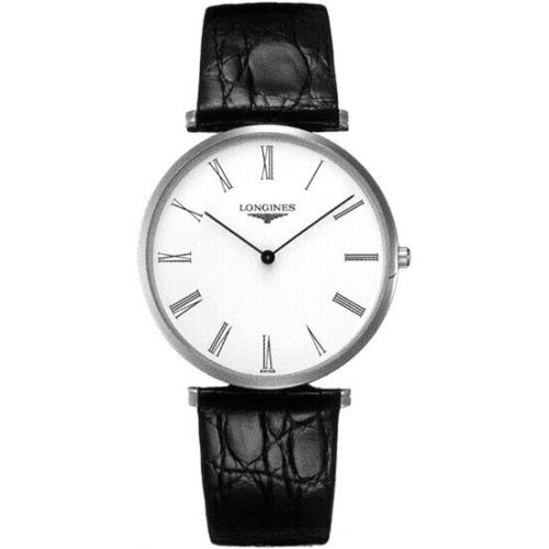 Longines LA Grande Classique 37MM Black Lthr Men`s Watch L4.766.4.11.2