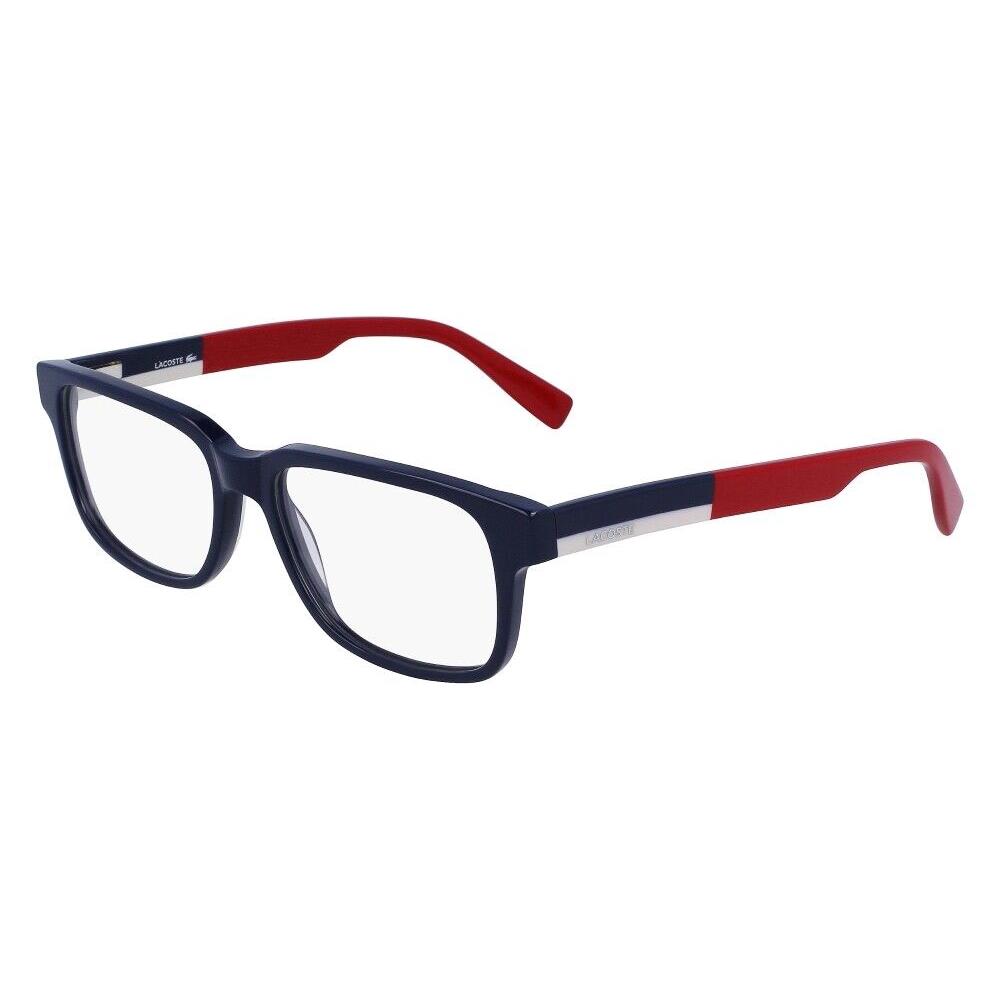 Lacoste L2910 410 Blue Red White Eyeglasses 55/17/145 with Case