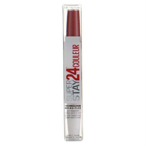 4 Pack Maybelline Super Stay Lip Color Optic Ruby 310 0.077 fl oz