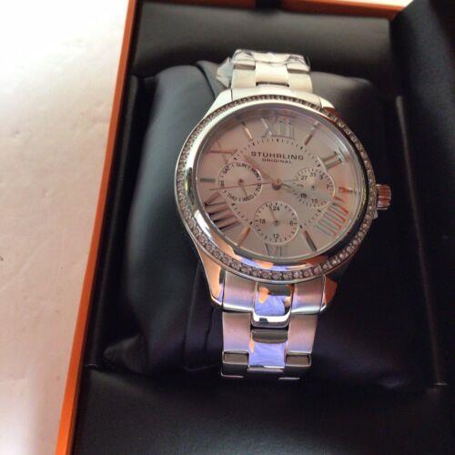 Women`s Stuhrling Original Women`s Stainless Still Crystals Watch 143723