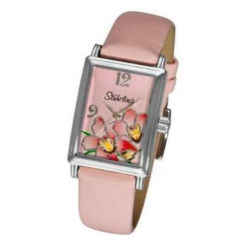 Stuhrling St Hrling Pink Women 306a.1115a4 Botanica Swiss Quartz Watch