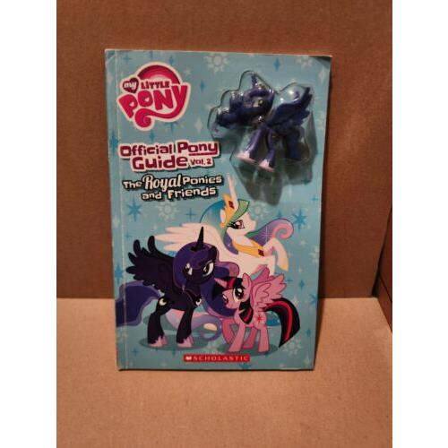 My Little Pony G4 Official Pony Guide Vol. 2 Princess Luna Figure w/ Book
