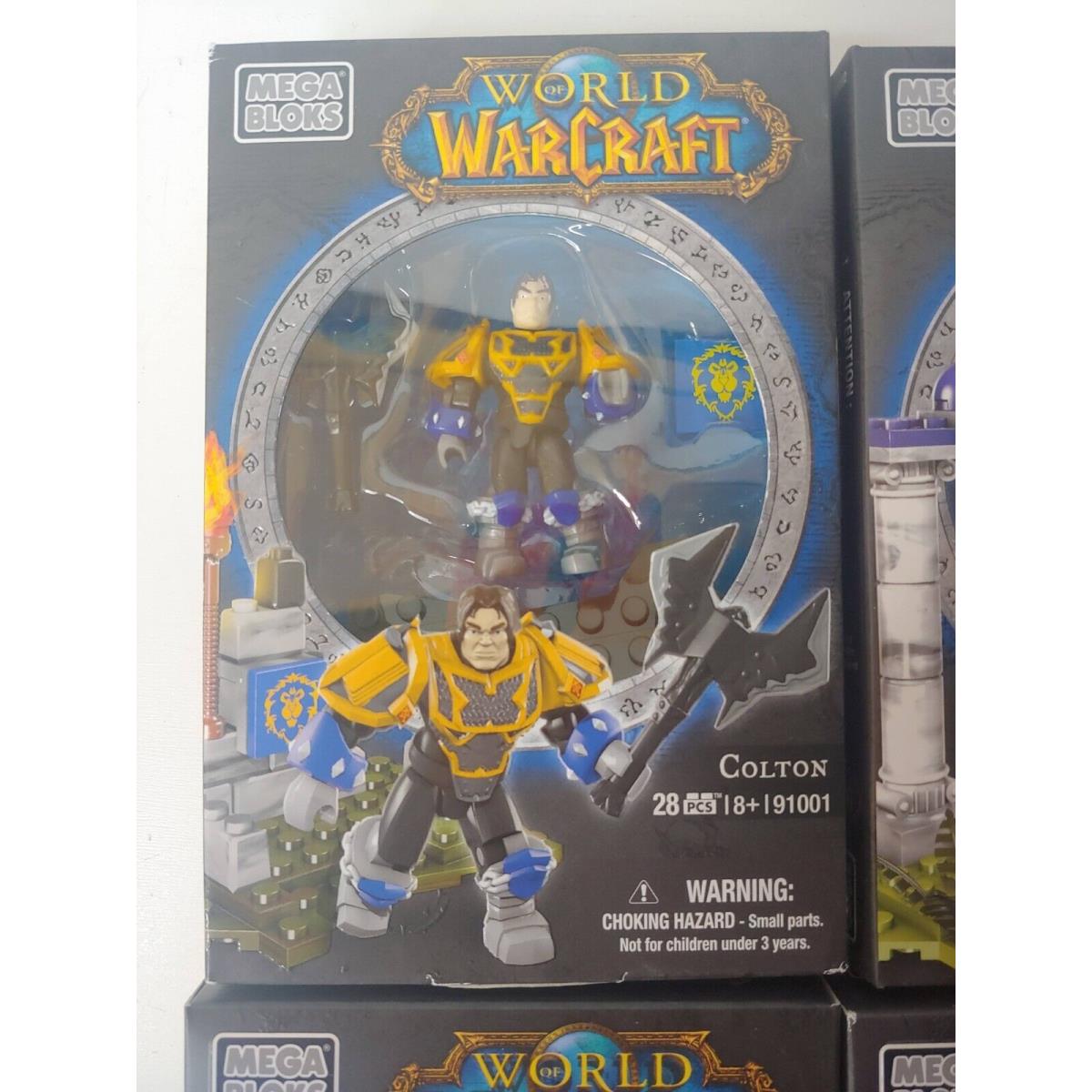 Mega Bloks 91001-91004 Ragerock Ironoak Valoren Colton World of Warcraft Wow