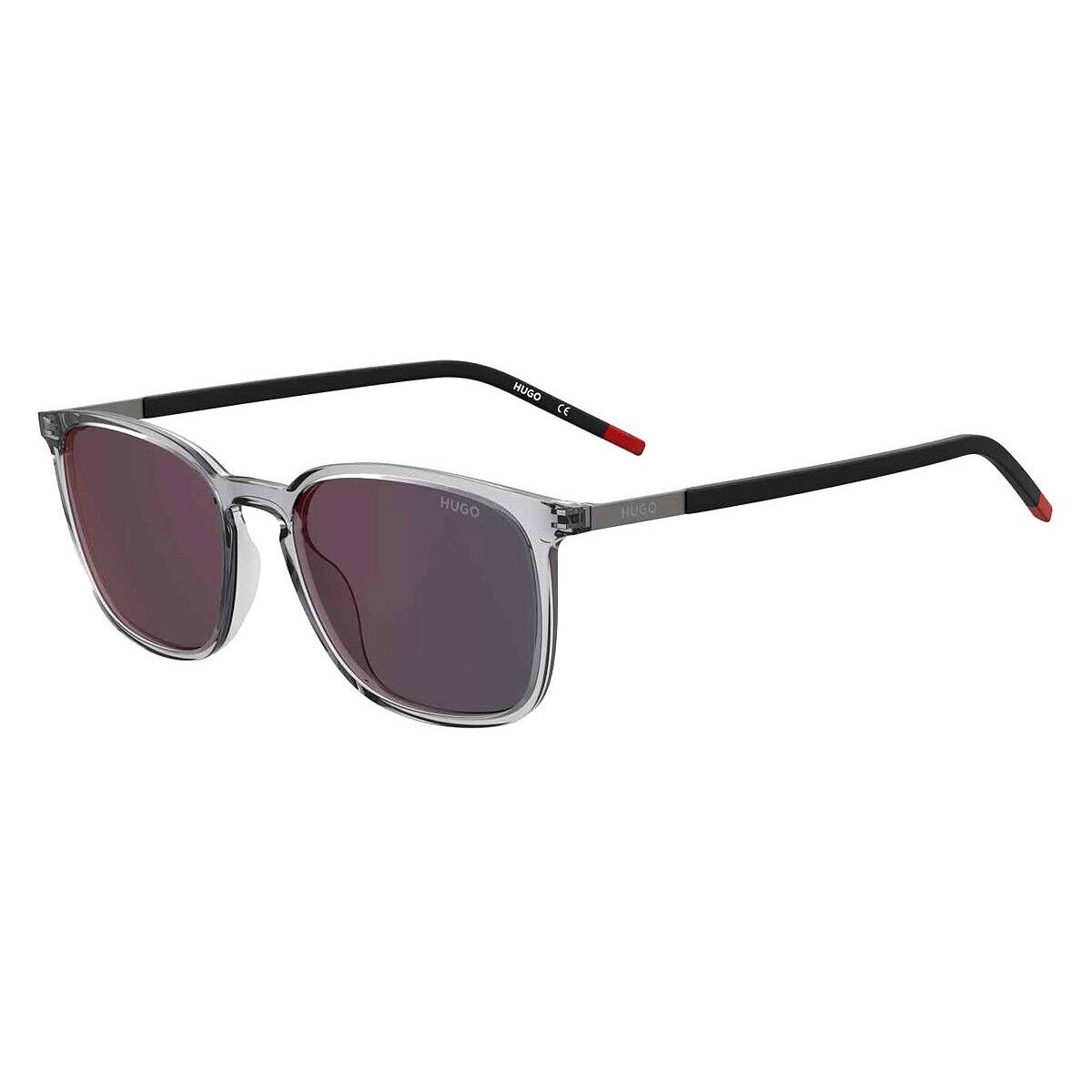 Hugo Boss Hhb Sunglasses Men Gray / Red Mirrored 54mm - Frame: Gray / Red Mirrored, Lens: Red Mirrored