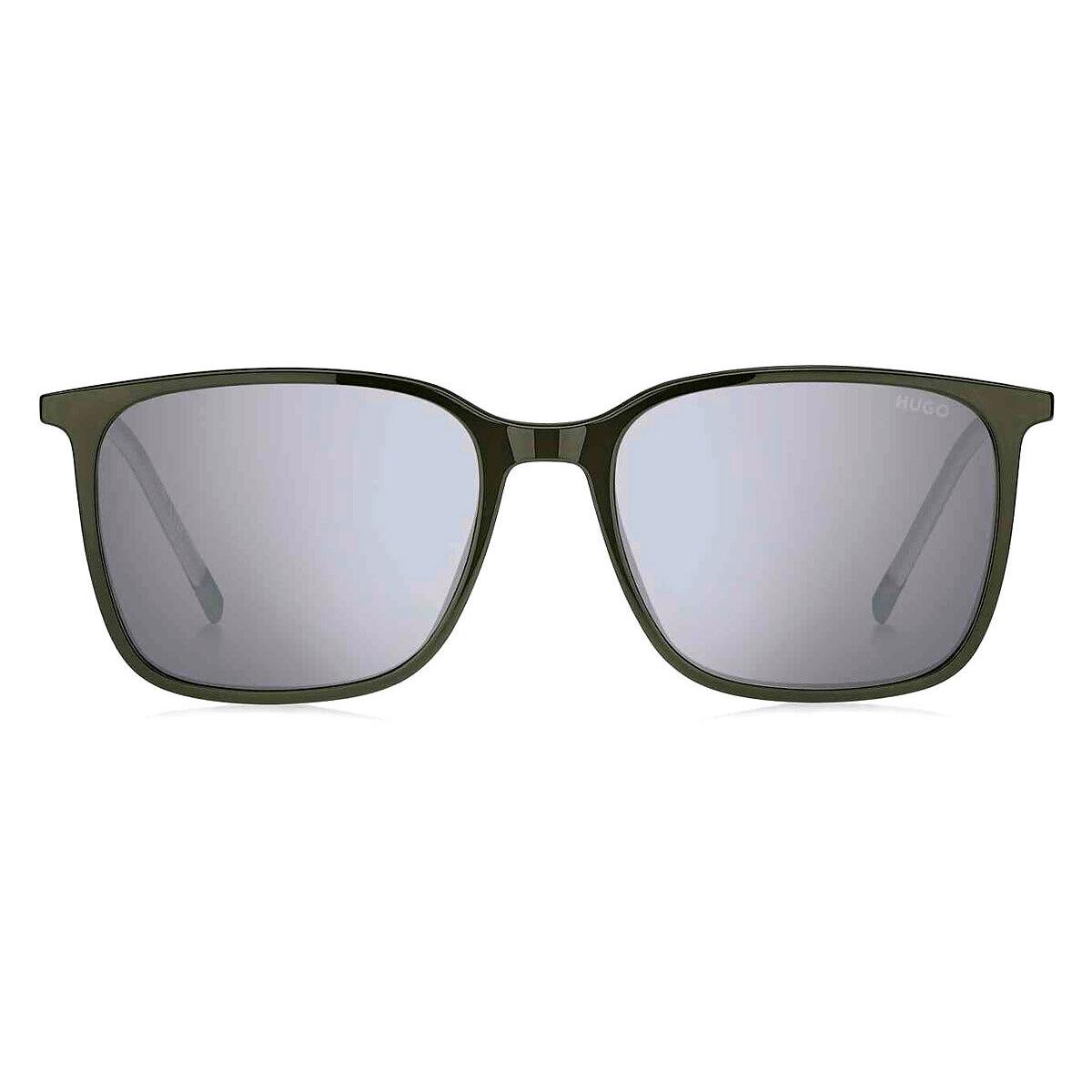 Hugo Boss Hhb Sunglasses Men Green / Silver Mirrored 53mm