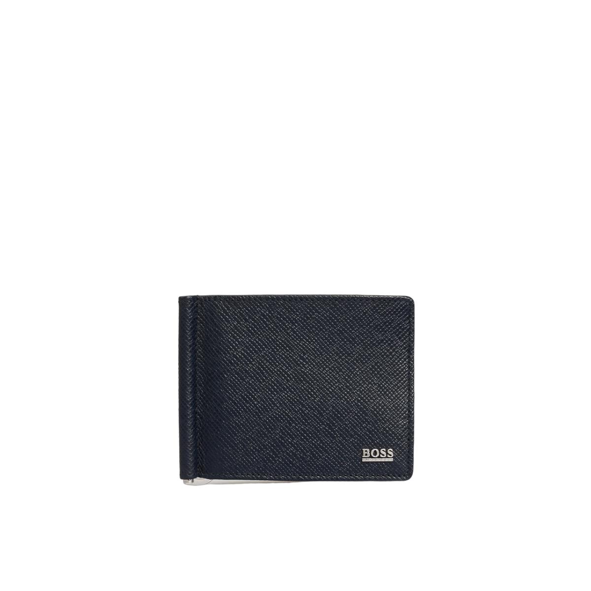 Hugo Boss Wallet Mens Black Signature 6CC M Clip 50434777001