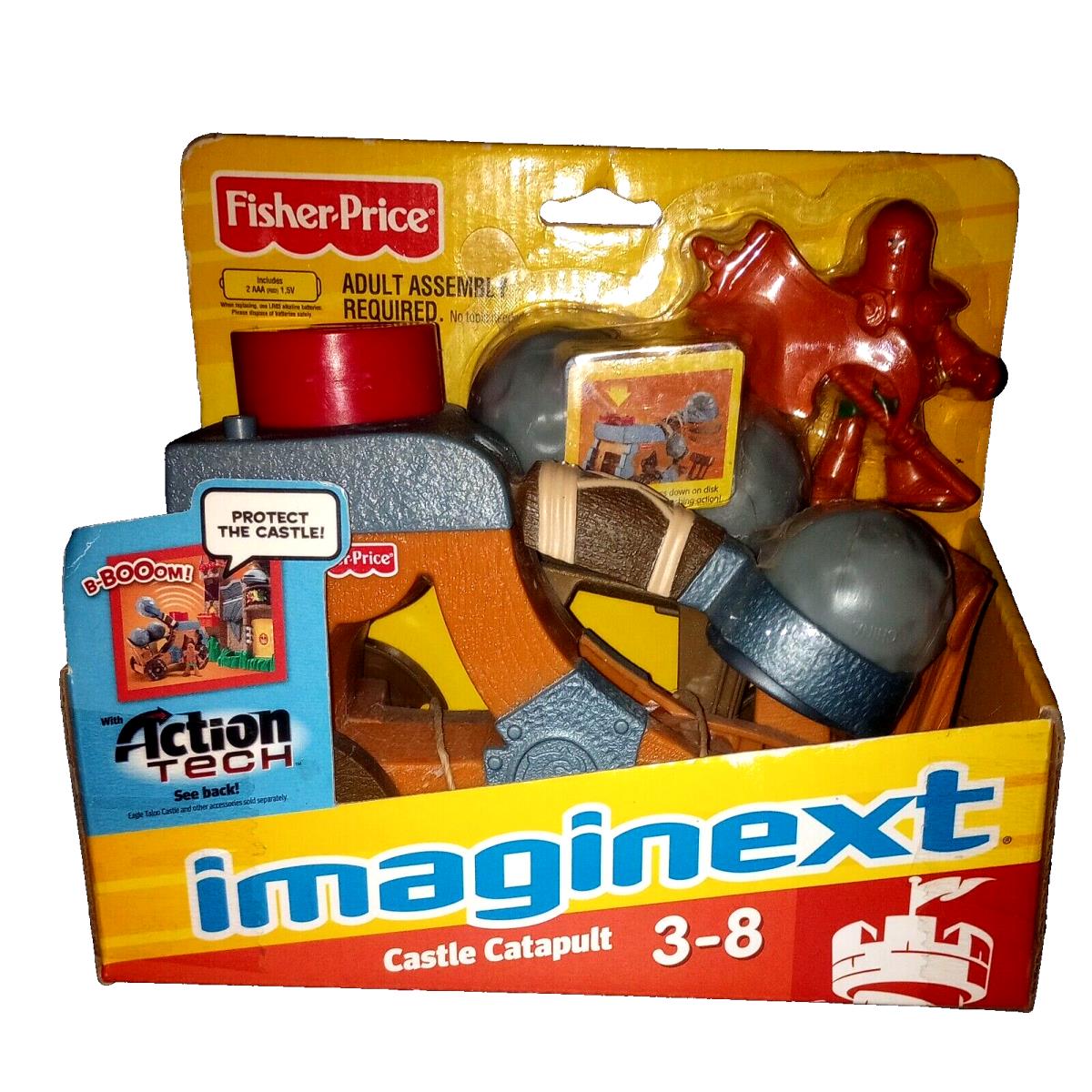 Fisher-price Imaginext Eagle Talon Castle Catapult Action Tech Toy