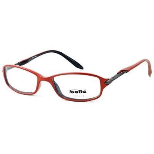 Bolle Boll Elysee Unisex Designer Reading Glasses 50mm in Opaque Red Gun Metal +1.00