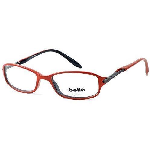 Bolle Boll Elysee Unisex Designer Reading Glasses 50mm in Opaque Red Gun Metal +1.50