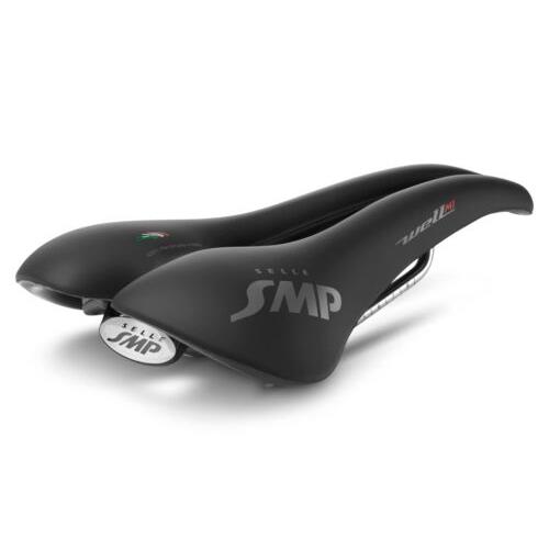 Selle Smp Well M1 Bicycle Saddle with Steel Rails Black