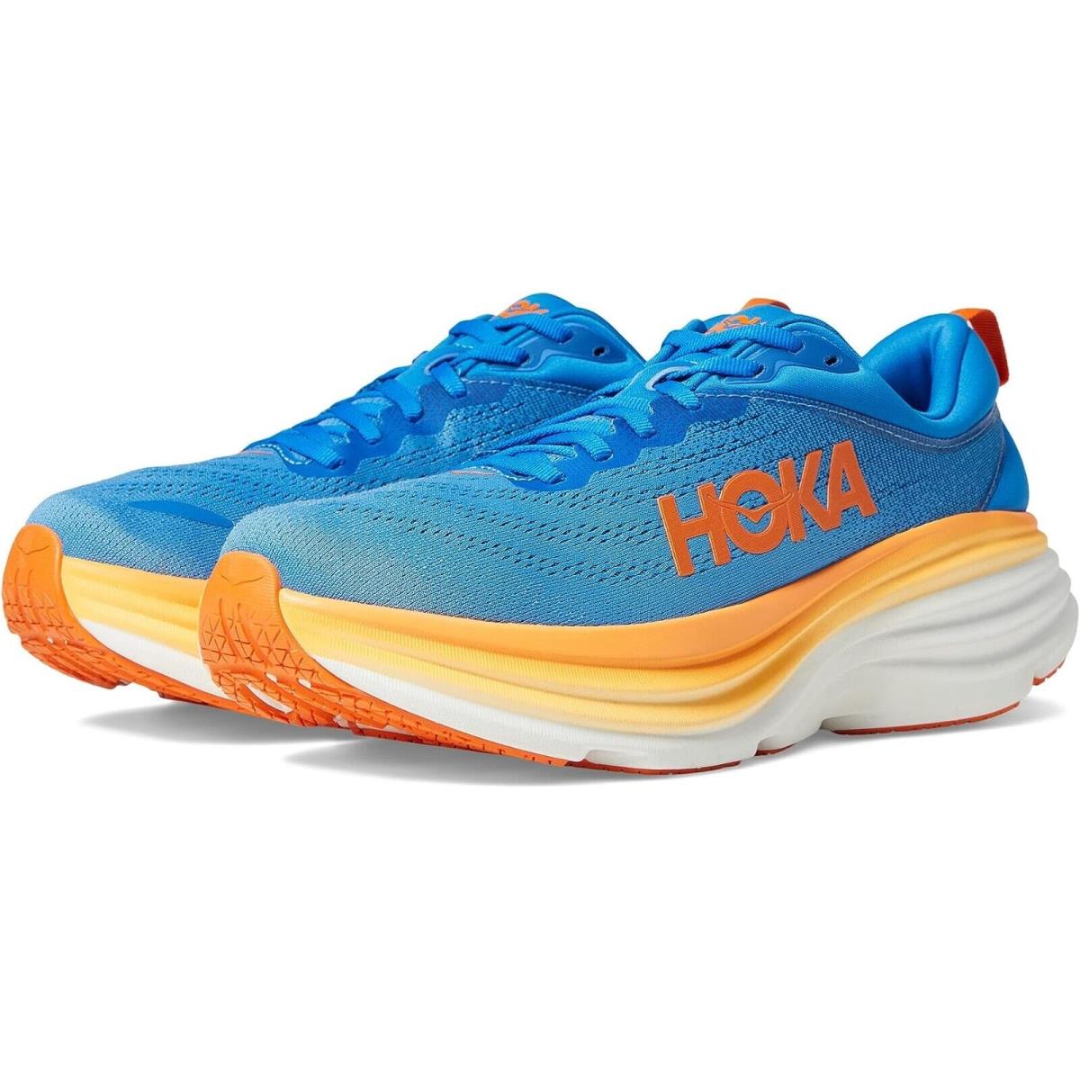 Hoka Bondi 8 Men 1123202/CSVO Coastal Sky/vibrant Orange